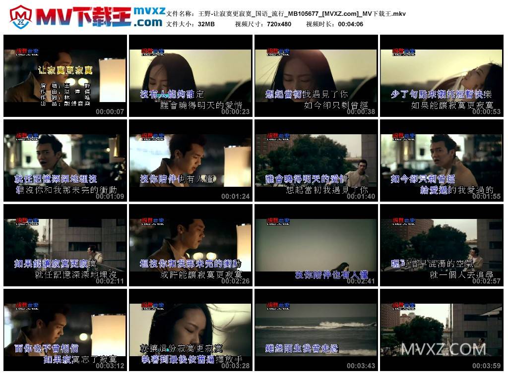 王野-让寂寞更寂寞_国语_流行_MB105677